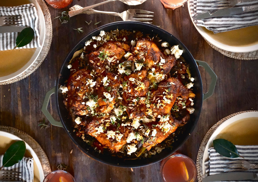 Lemony Smoked Paprika Chicken