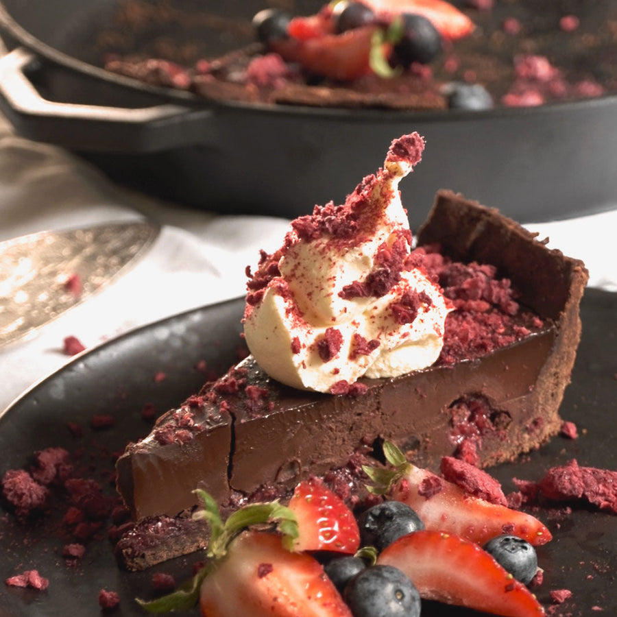 Chocolate & Raspberry Tart