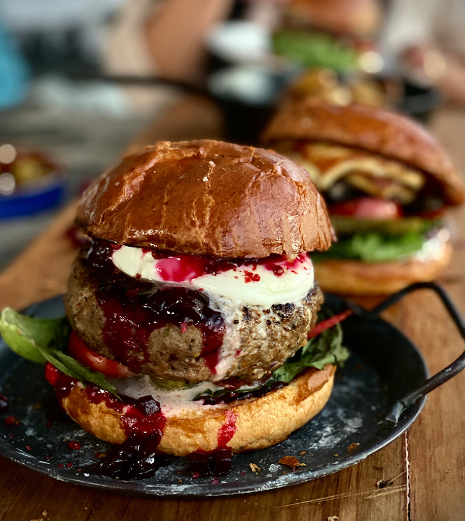 MEDITERRANEAN LAMB BURGERS