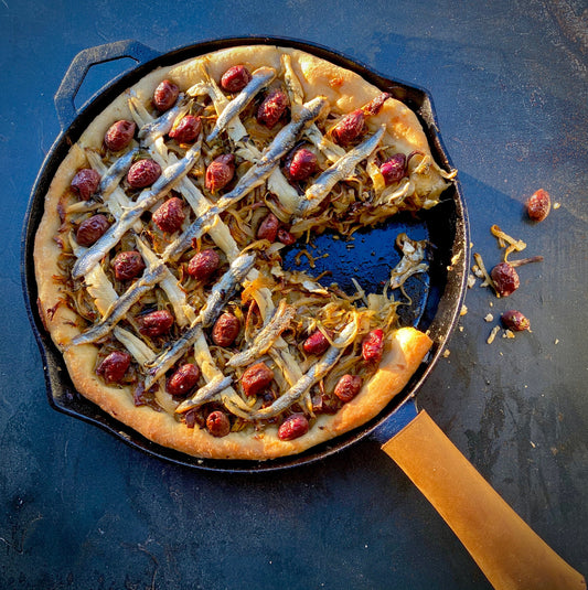 IRONCLAD PISSALADIÈRE OR CARAMELISED ONION TART