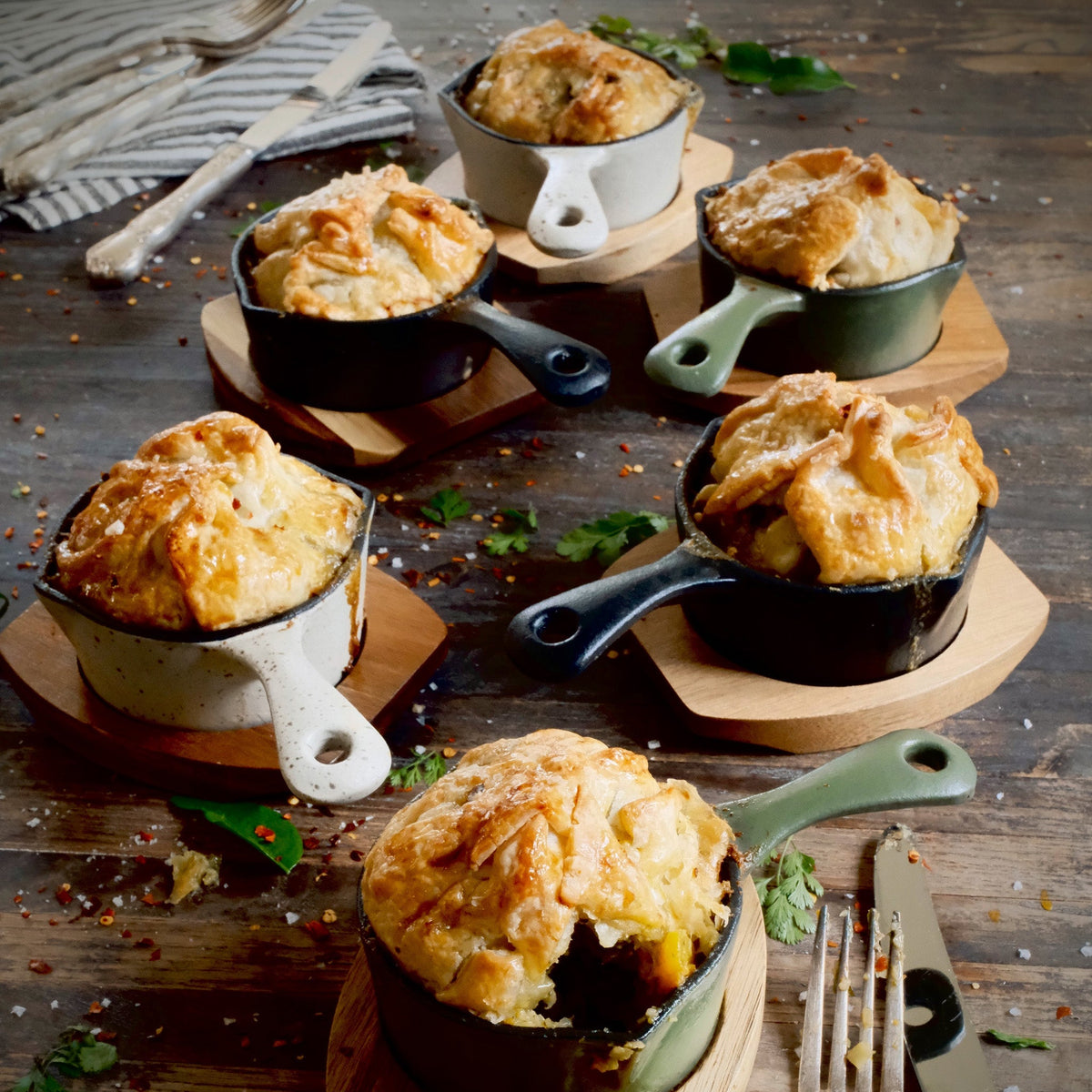 Thai Chicken Curry Pies