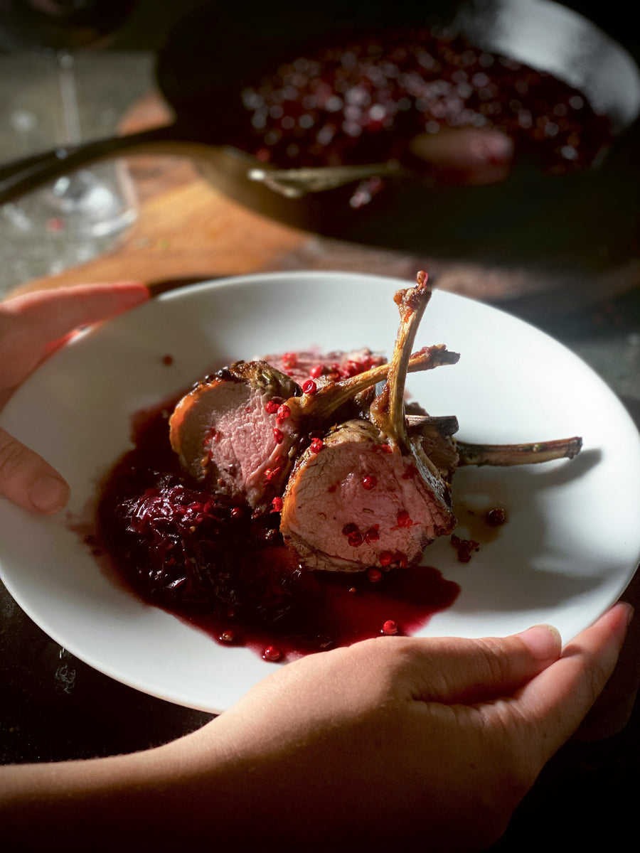 Rosemary Seared Lamb Rack