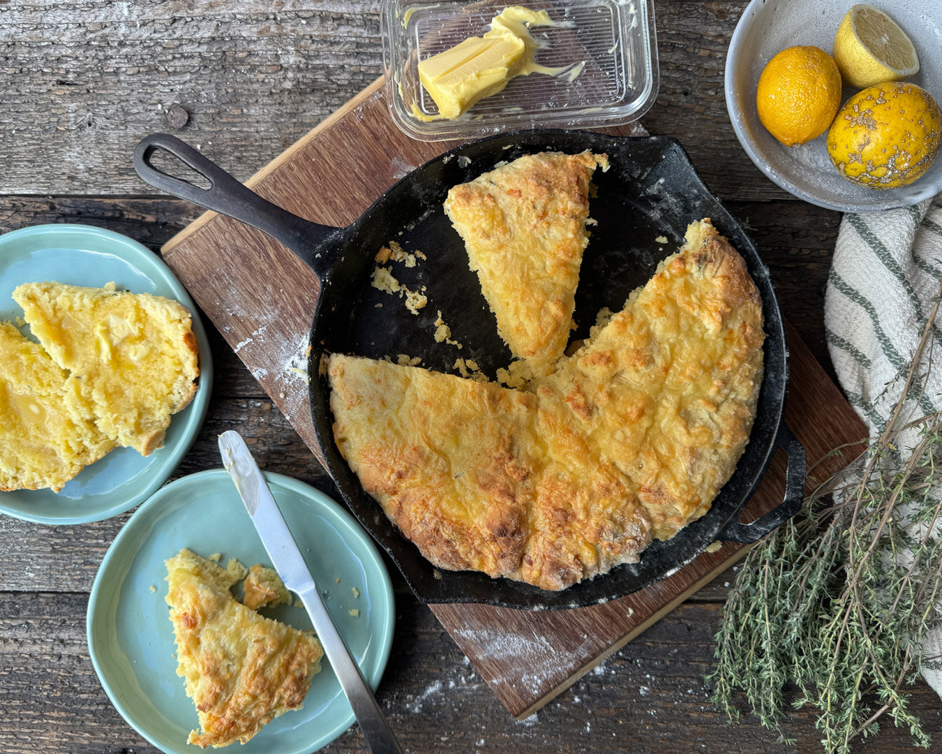 Mum's Lemon & Thyme Scones