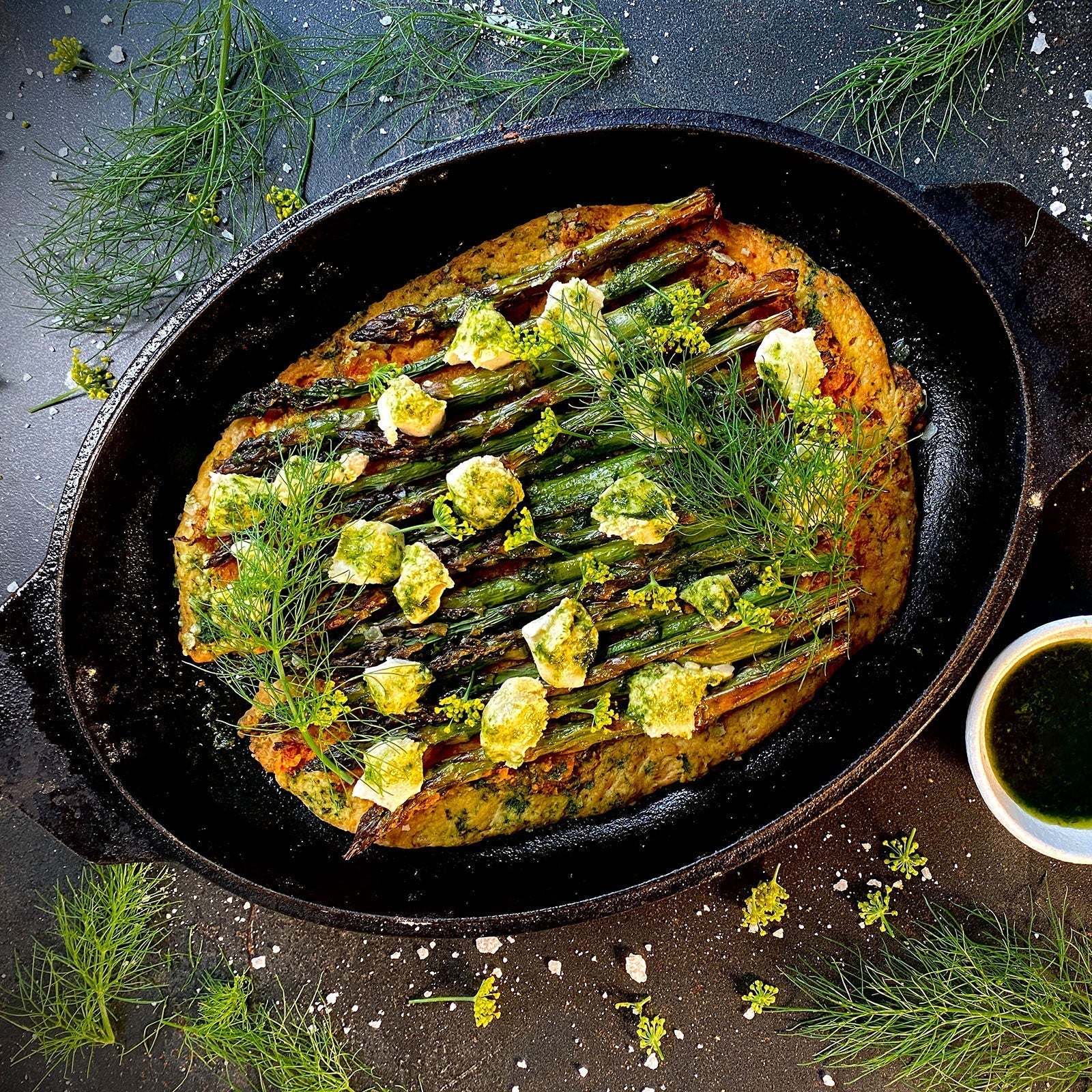 Asparagus Vegan Tart