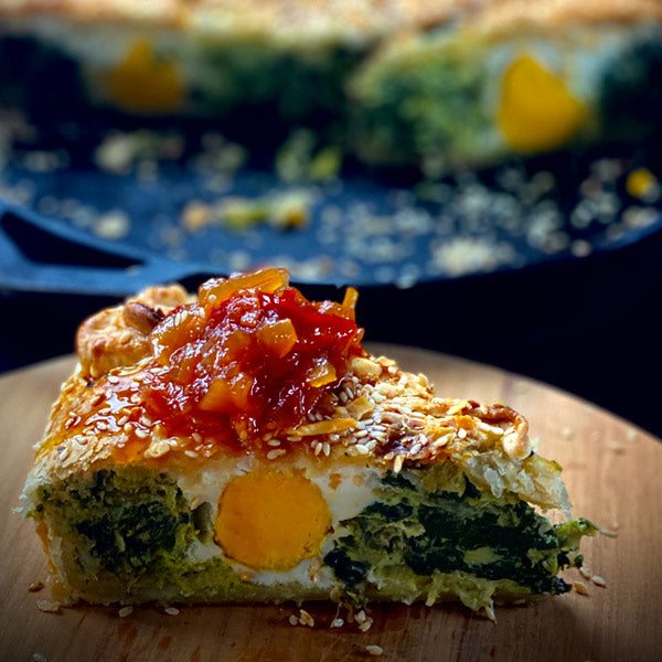 Peruvian Silverbeet Pie