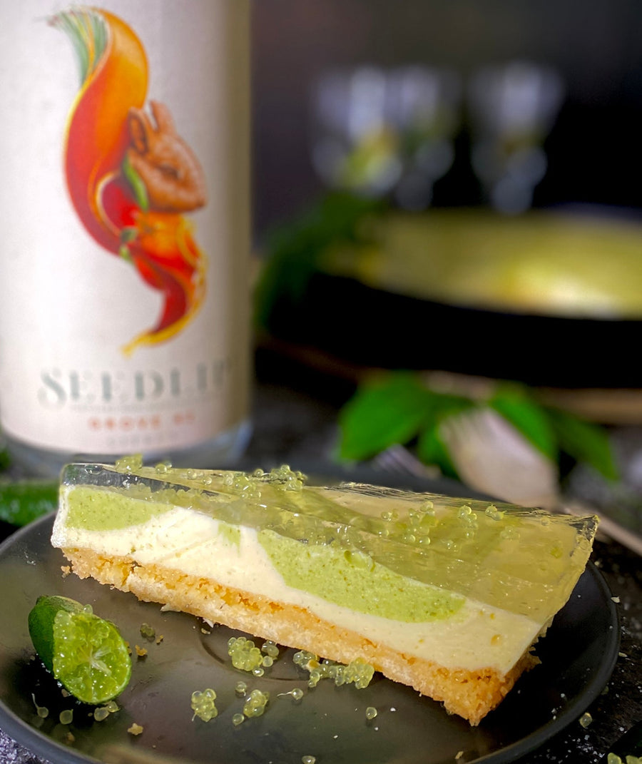 Seedlip & Finger Lime Cream Pie