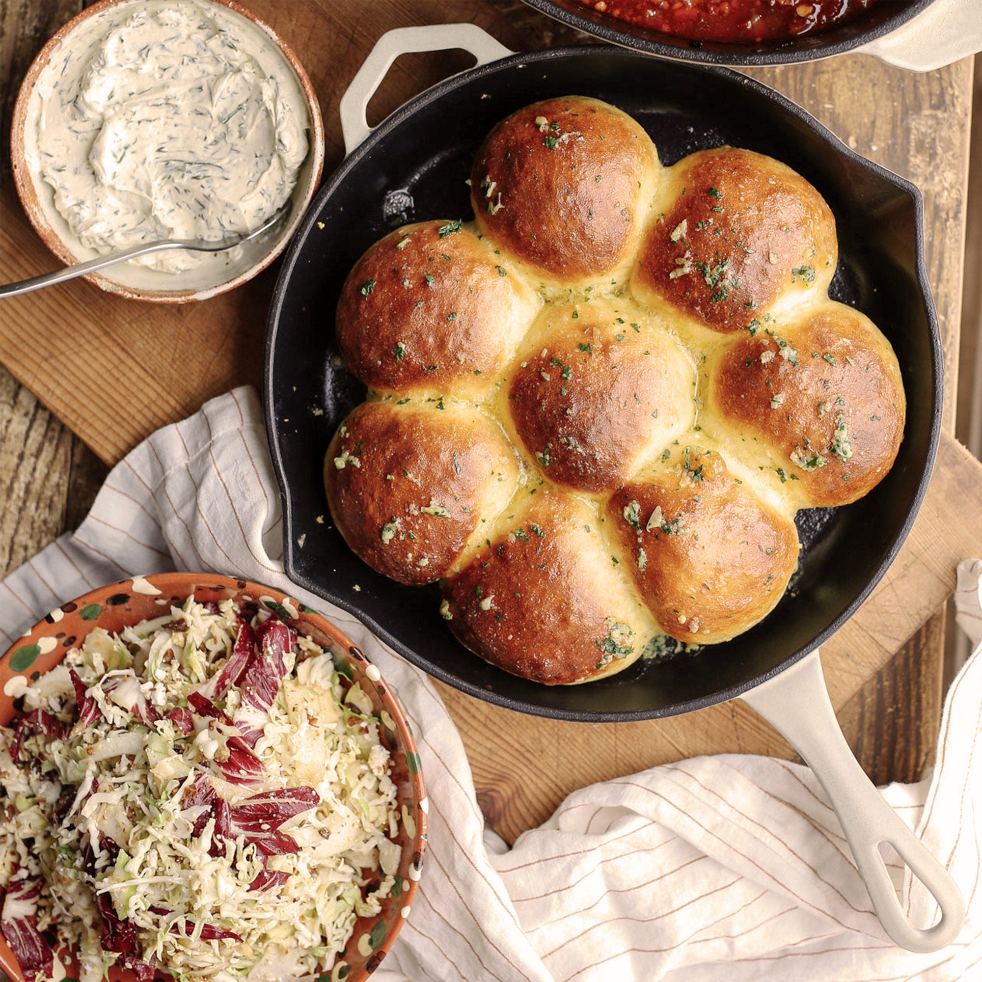 Legacy Pan | 28cm Satin Enamel Cast Iron | Salt Stone