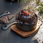 10cm Antique Black Satin Enamel Junior Twin Set