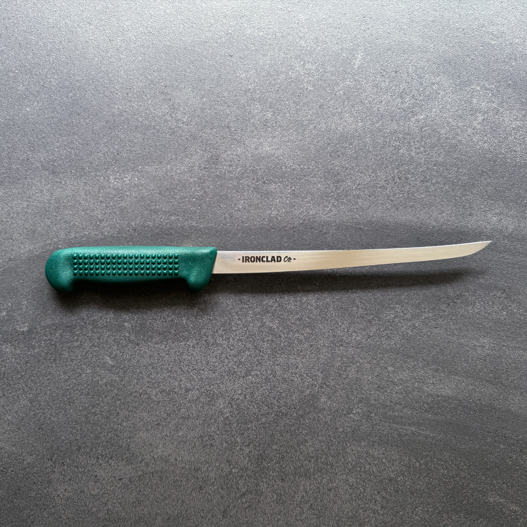 The Filleting Ghost Knife. Salvaged Ghost Net 22cm Filleting Knife