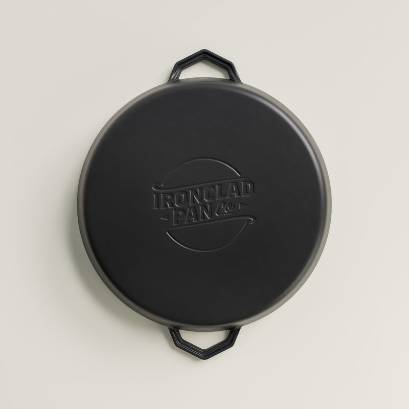 36cm Antique Black Satin Enamel Grande Legacy Pan