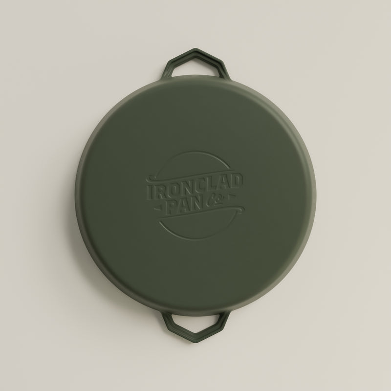 36cm Olive Leaf Satin Enamel Grande Legacy Pan
