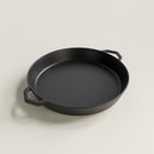 36cm Antique Black Satin Enamel Grande Legacy Pan & Serving Lid