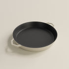 36cm Salt Stone Satin Enamel Grande Legacy Pan & Serving Lid