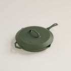 28cm Olive Leaf Satin Enamel Legacy Pan & Lid