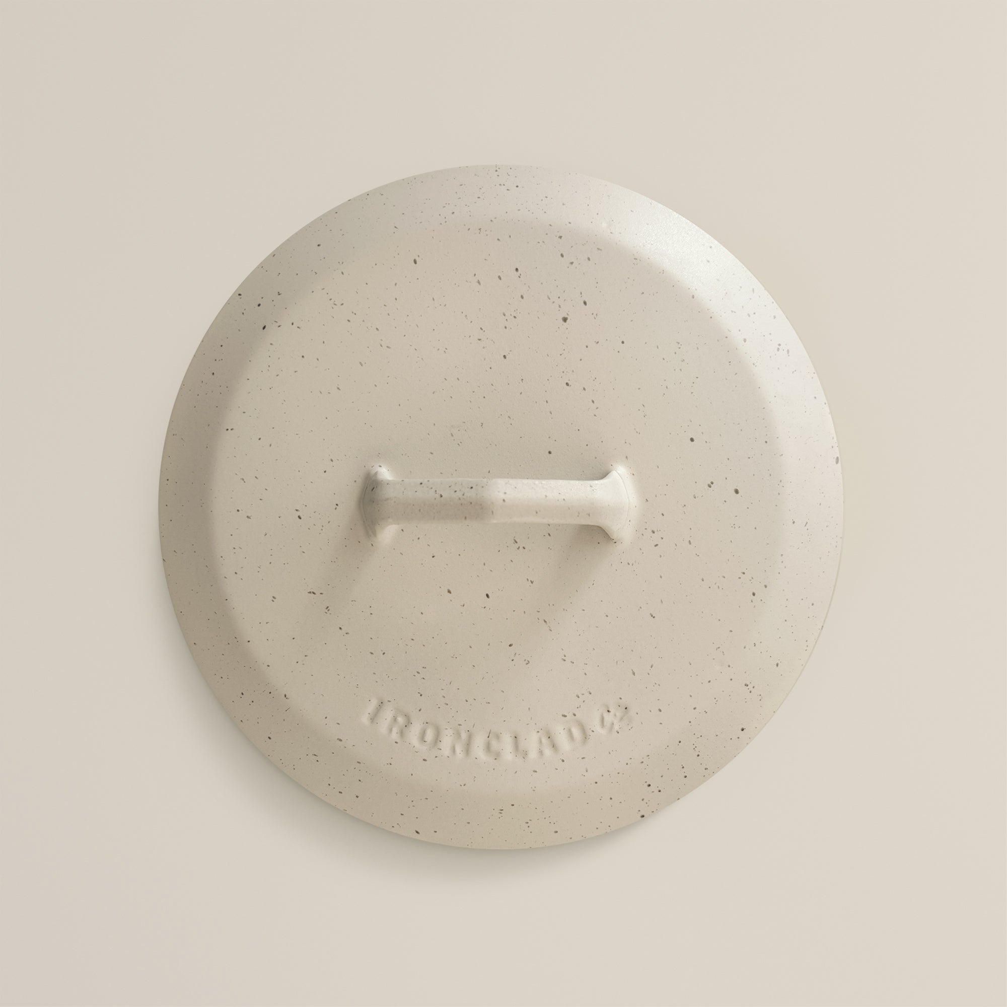 28cm Salt Stone Satin Enamel Legacy Pan & Lid