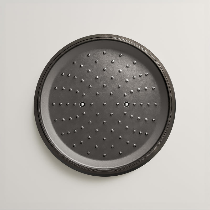 28cm Antique Black Satin Enamel Legacy Lid