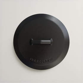 28cm Antique Black Satin Enamel Legacy Lid