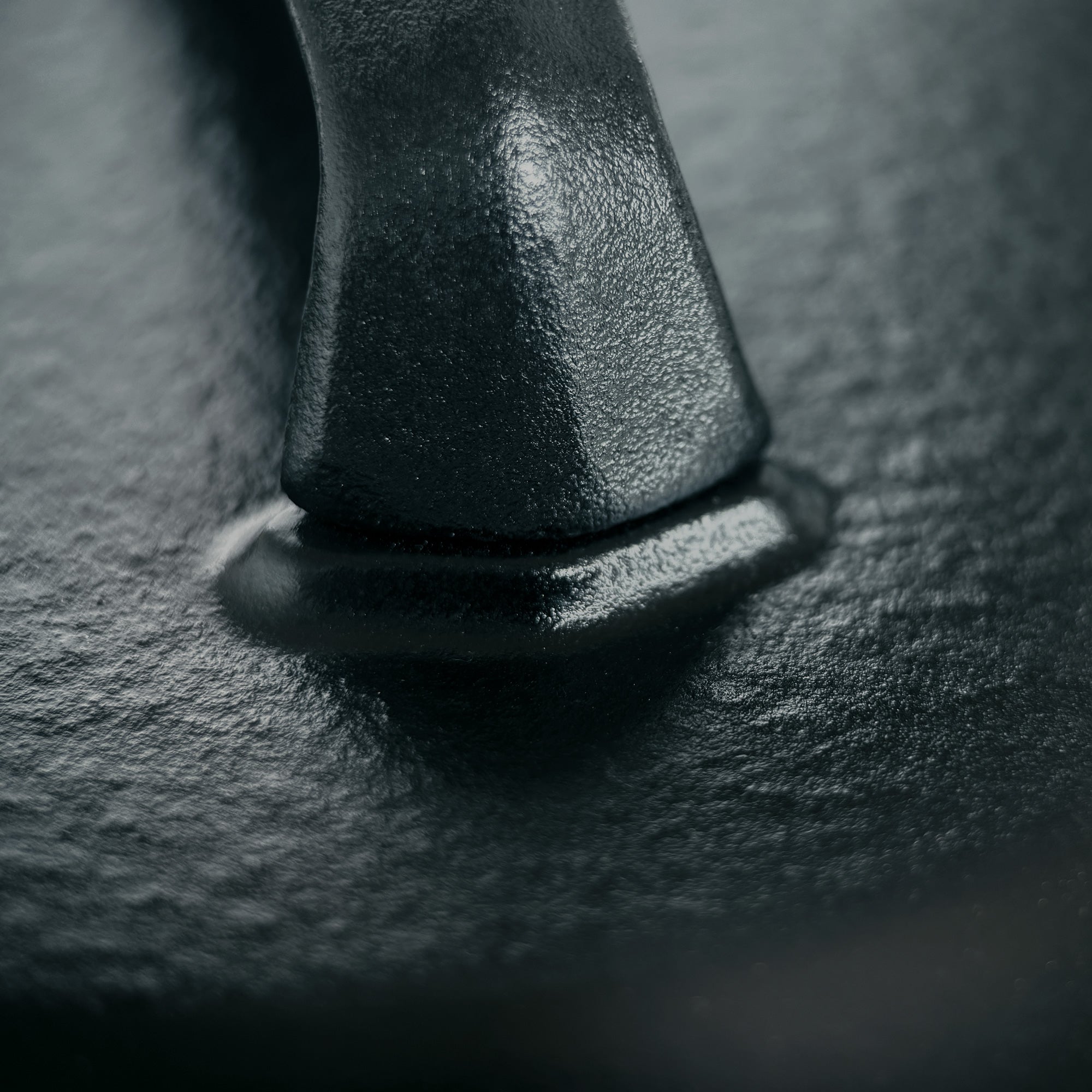 28cm Antique Black Satin Enamel Legacy Pan & Lid