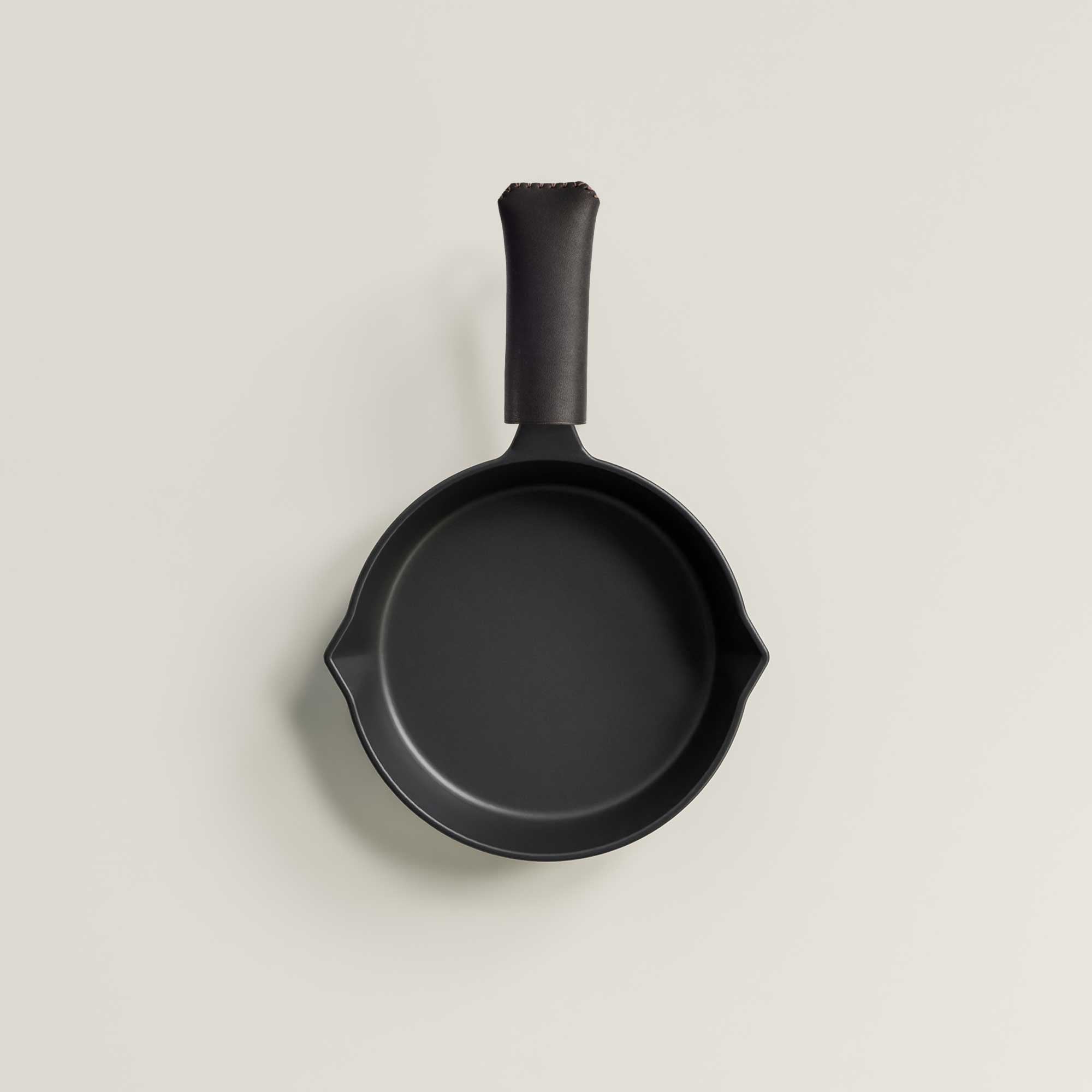 Satin Enamel Cast Iron Pan and Snug Bundle