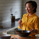 31cm Cast Iron Takumi Wok Set