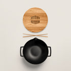 31cm Cast Iron Takumi Wok Set