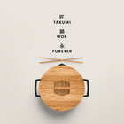 31cm Cast Iron Takumi Wok Set