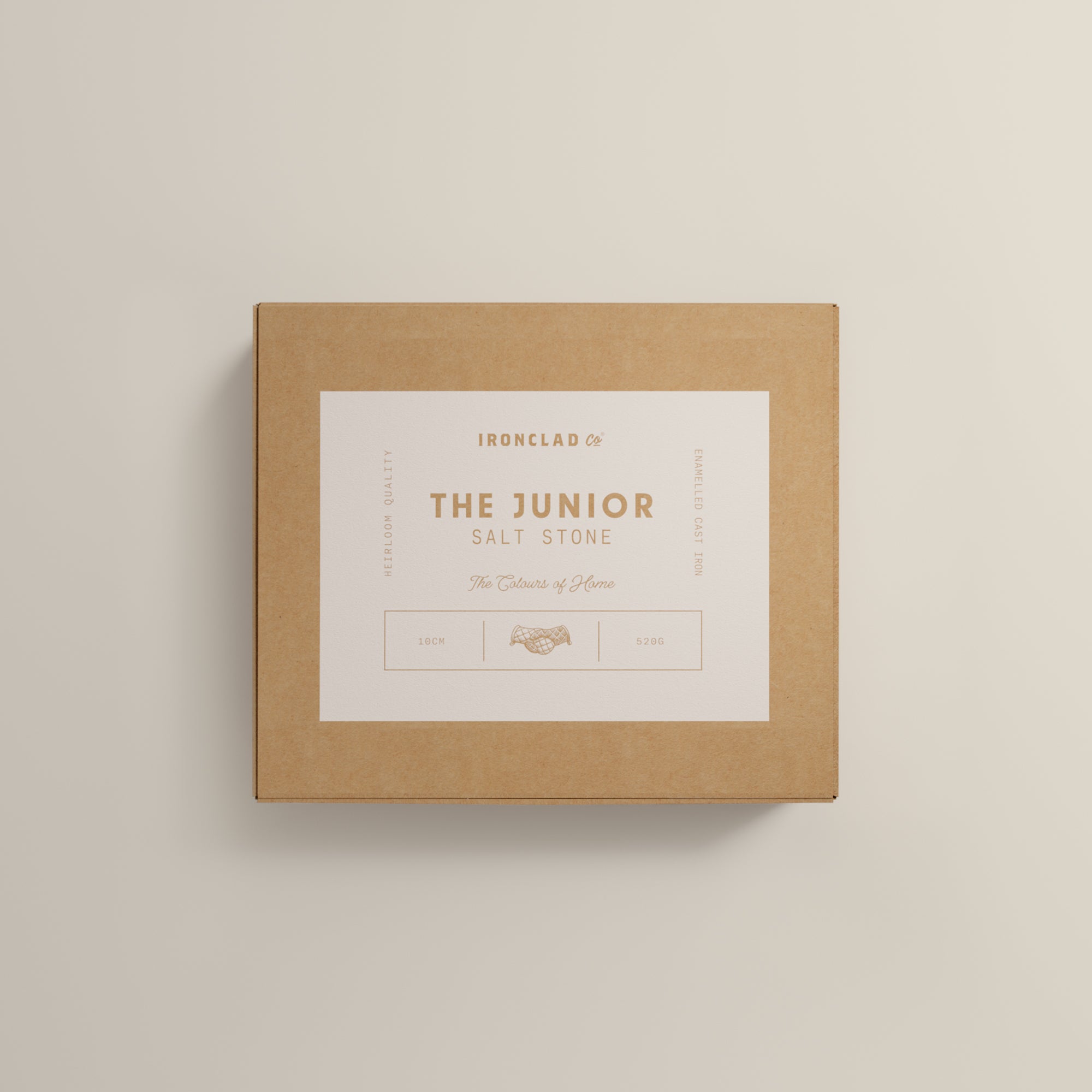 10cm Salt Stone Satin Enamel Junior Twin Set