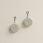 10cm Salt Stone Satin Enamel Junior Twin Set