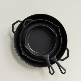 Antique Black Satin Enamel Nesting Bundle