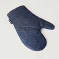 Load image into Gallery viewer, The Denim Oven Mitt by Ironclad Co. Handcrafted Durable Cotton Oven Mitt
