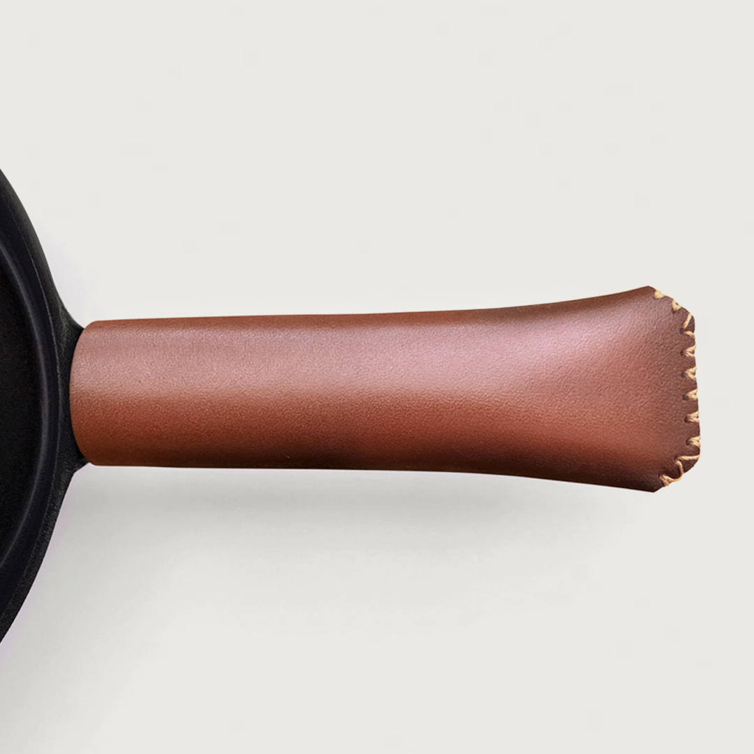 Multi Colour Pan Snugs by Ironclad Co. Heatproof Leather Handle Covers