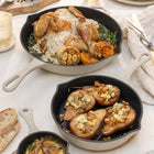 Salt Stone Enamel Legacy Bundle 28cm and 20cm Cast Iron Pans
