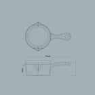 10cm Olive Leaf Satin Enamel Junior Twin Set