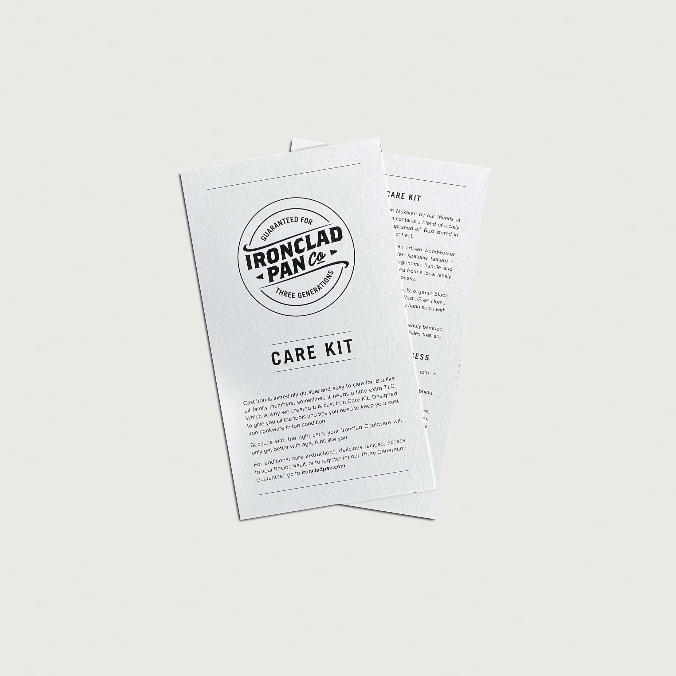 Ironclad Care Kit & Snug Bundle