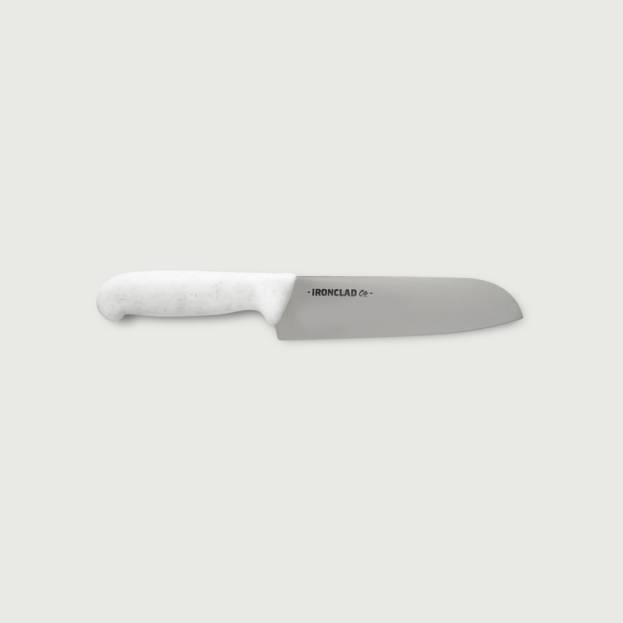 The Wool Santoku Knife. Handcrafted 18cm Wool Fibre Santoku Knife