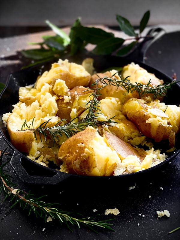 Spuds Examples Fillings Crunchy Roast Spuds | The Ironclad Co.